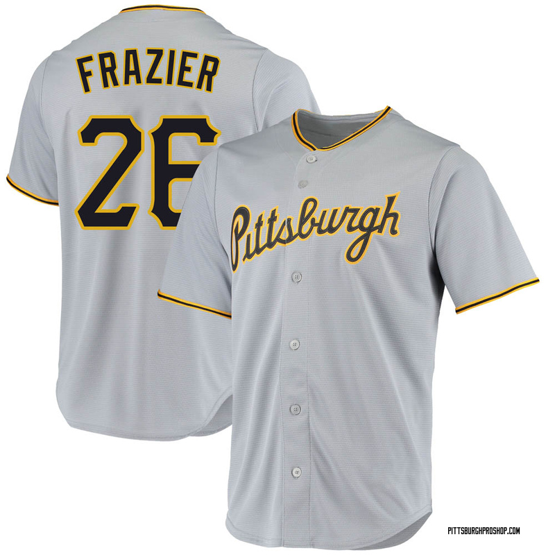 Adam Frazier Men's Pittsburgh Pirates Road Jersey - Gray Replica