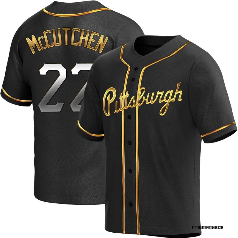 SALE 30%! Men's Pittsburgh Pirates Andrew McCutchen #22 Name & Number  T-Shirt