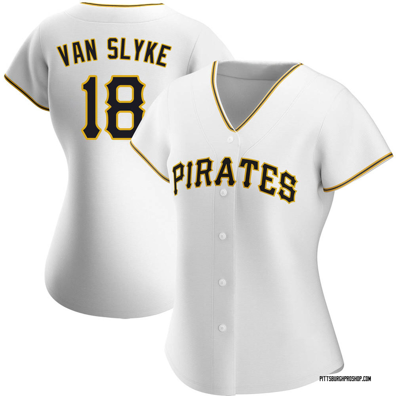 Andy Van Slyke 3X All Star Signed Authentic Pittsburgh Pirates Jersey  Tristar