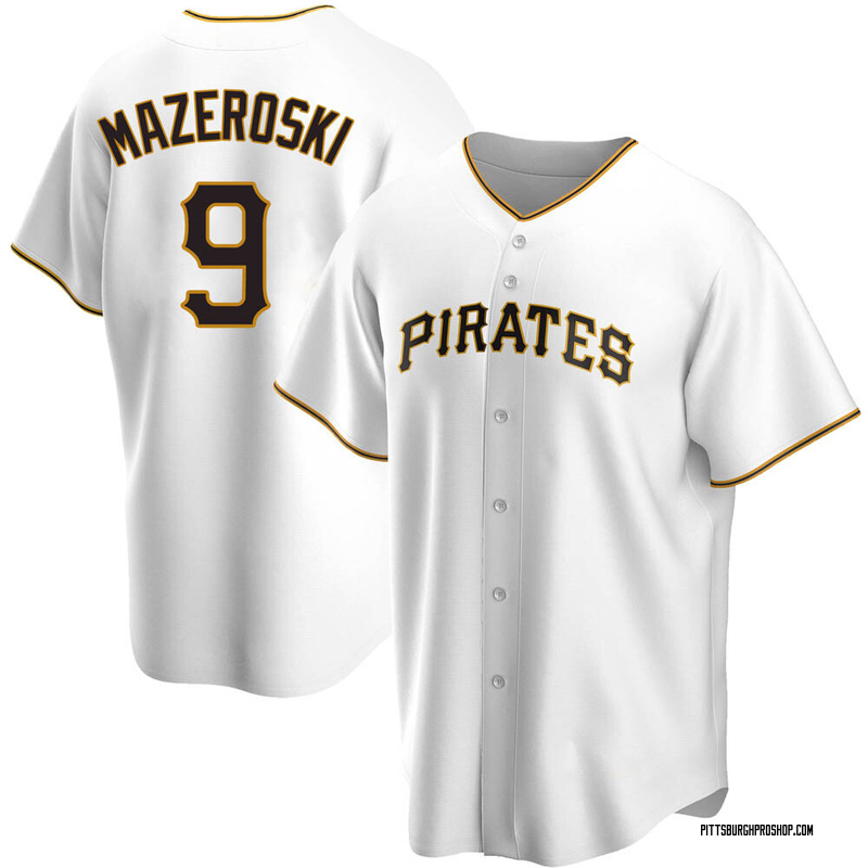 Bill Mazeroski Men's Pittsburgh Pirates Home Jersey - White Replica