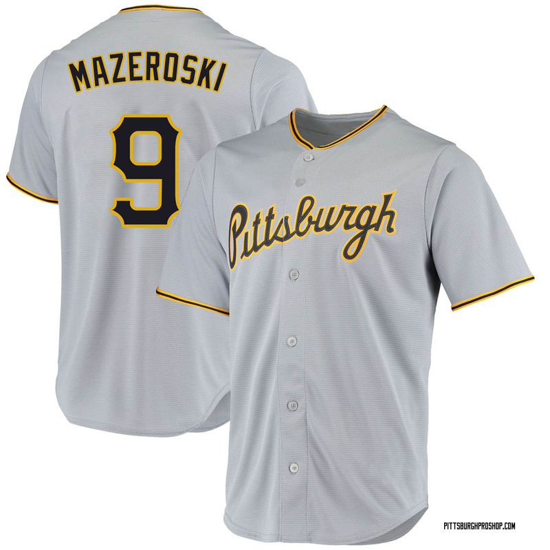 Bill Mazeroski Men's Pittsburgh Pirates Road Jersey - Gray Replica