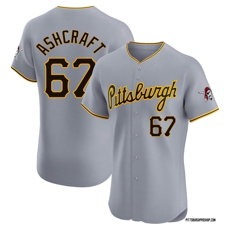 Braxton Ashcraft Jersey, Authentic Pirates Braxton Ashcraft