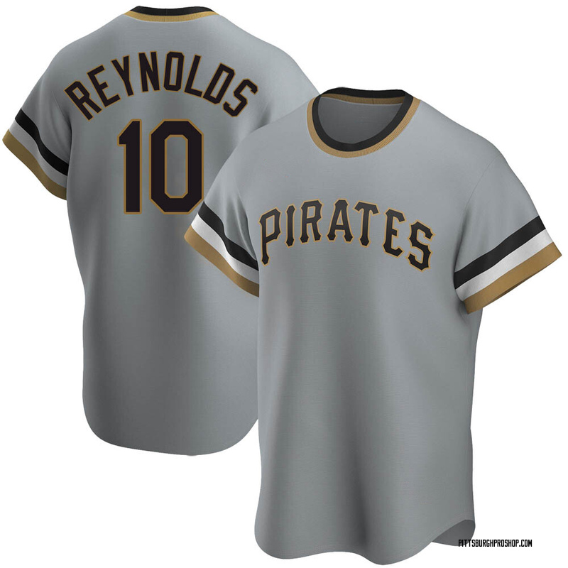 Bryan Reynolds Men's Pittsburgh Pirates Road Jersey - Gray Authentic