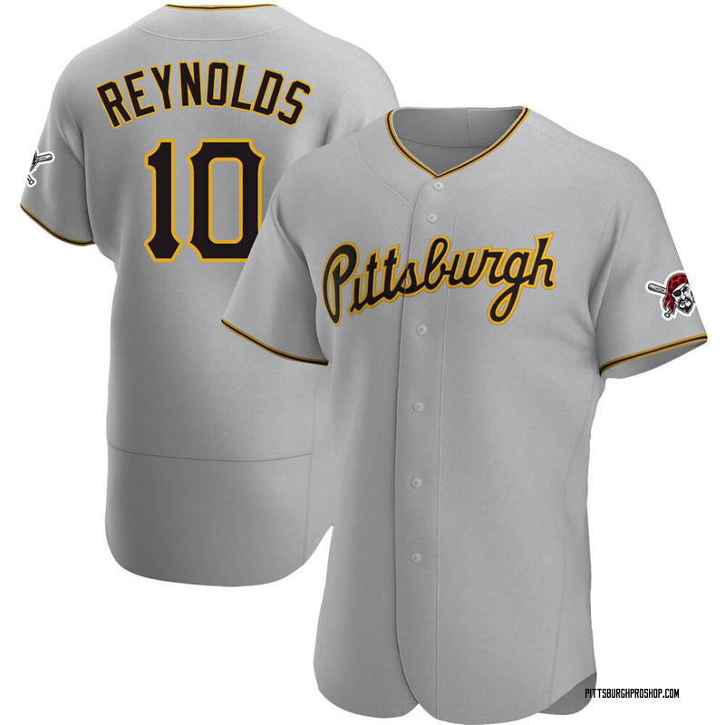 Bryan Reynolds Men's Pittsburgh Pirates Road Jersey - Gray Authentic