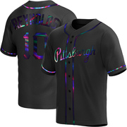 Bryan Reynolds Youth Pittsburgh Pirates Alternate Jersey - Black Holographic Replica