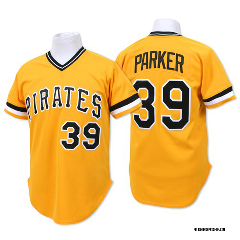 Dave Parker Men's Pittsburgh Pirates Throwback Jersey - Gold Authentic