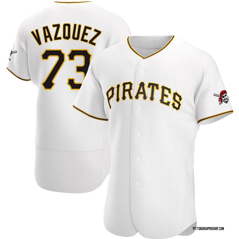 Felipe Vazquez Men's Pittsburgh Pirates Home Jersey - White Authentic
