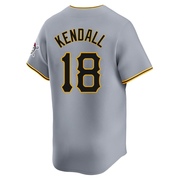 Jason Kendall Men's Pittsburgh Pirates Away Jersey - Gray Limited