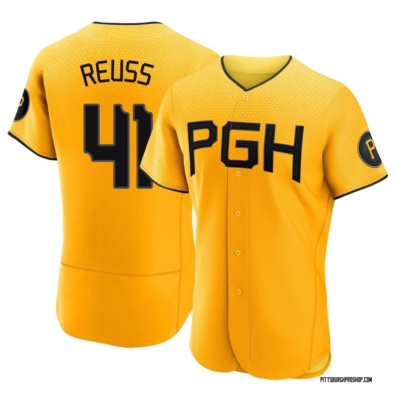 Jerry Reuss Men's Pittsburgh Pirates 2023 City Connect Jersey - Gold Authentic
