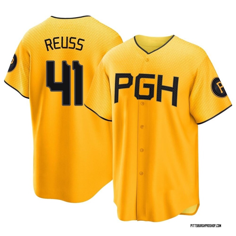 Jerry Reuss Men's Pittsburgh Pirates 2023 City Connect Jersey - Gold Replica