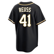 Jerry Reuss Men's Pittsburgh Pirates Fashion Out Jersey - Black Replica
