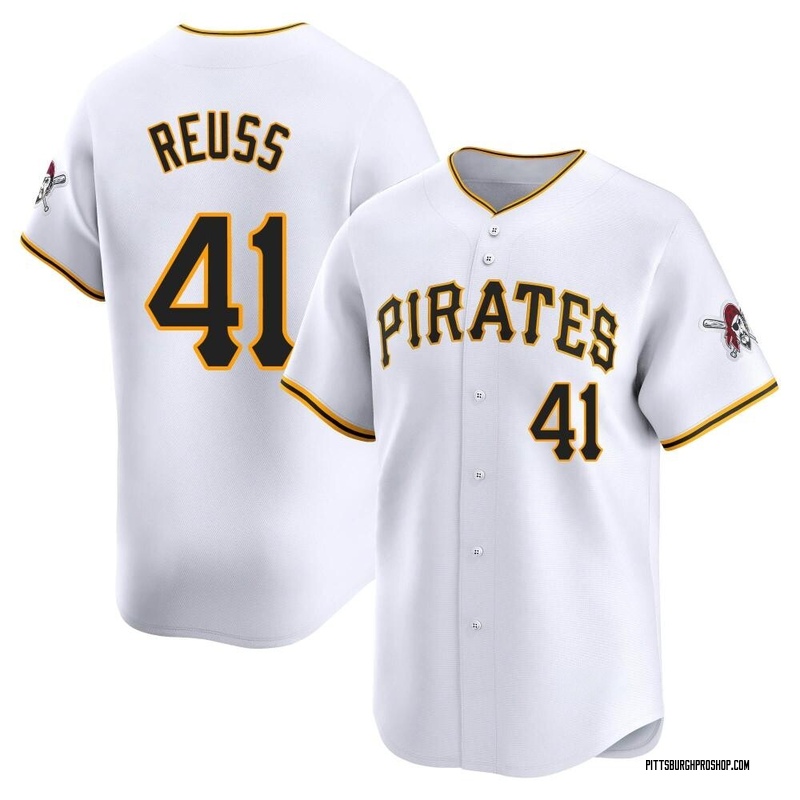 Jerry Reuss Men's Pittsburgh Pirates Home Jersey - White Limited