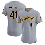 Jerry Reuss Men's Pittsburgh Pirates Road Jersey - Gray Elite