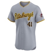 Jerry Reuss Men's Pittsburgh Pirates Road Jersey - Gray Elite