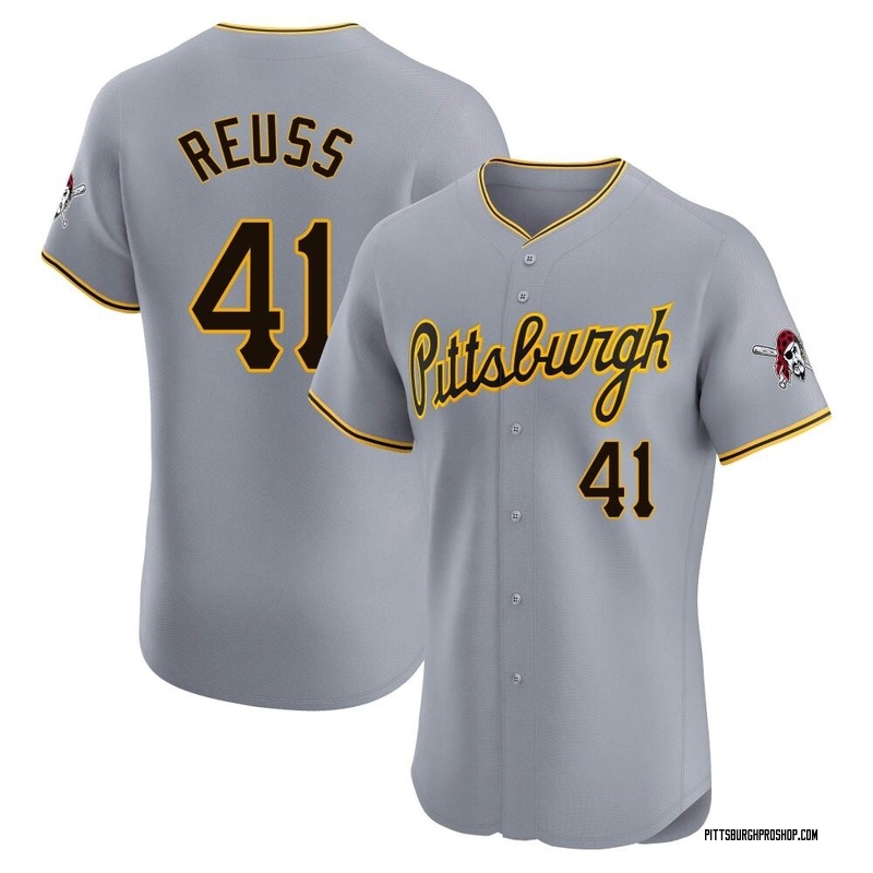 Jerry Reuss Men's Pittsburgh Pirates Road Jersey - Gray Elite