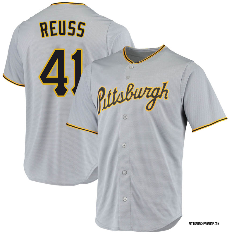 Jerry Reuss Men's Pittsburgh Pirates Road Jersey - Gray Replica