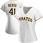 Jerry Reuss Women's Pittsburgh Pirates Home Jersey - White Authentic