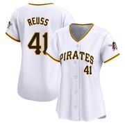 Jerry Reuss Women's Pittsburgh Pirates Home Jersey - White Limited