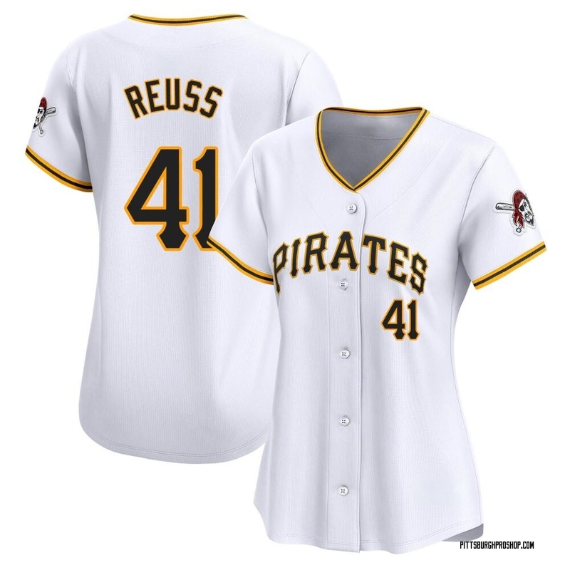 Jerry Reuss Women's Pittsburgh Pirates Home Jersey - White Limited