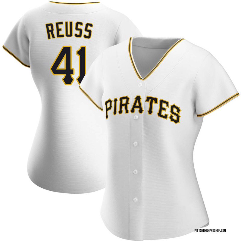Jerry Reuss Women's Pittsburgh Pirates Home Jersey - White Replica