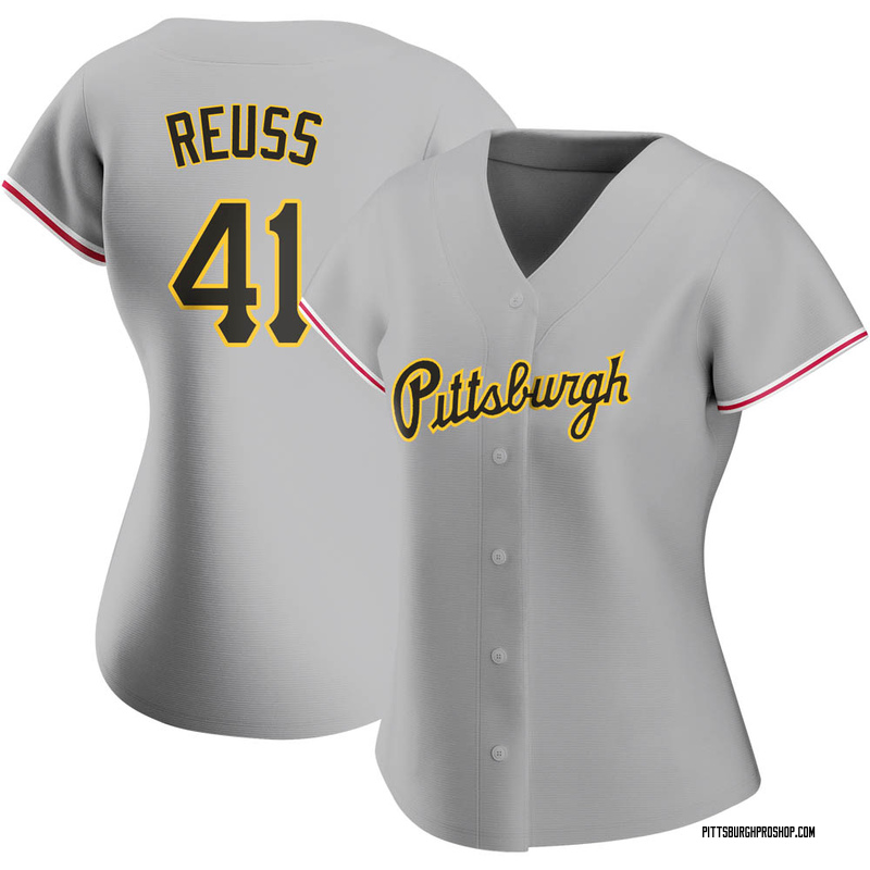 Jerry Reuss Women's Pittsburgh Pirates Road Jersey - Gray Authentic