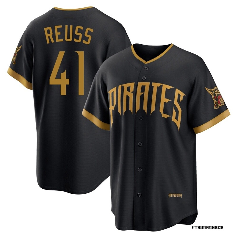 Jerry Reuss Youth Pittsburgh Pirates 2026 City Connect Stadium Jersey - Black Limited