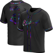 Jerry Reuss Youth Pittsburgh Pirates Alternate Jersey - Black Holographic Replica