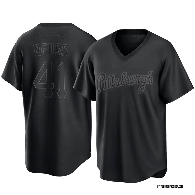 Jerry Reuss Youth Pittsburgh Pirates Pitch Fashion Jersey - Black Replica