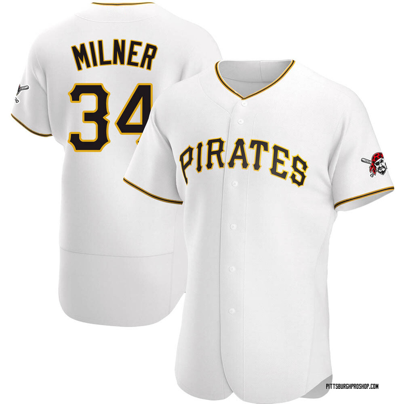 John Milner Men's Pittsburgh Pirates Home Jersey - White Authentic