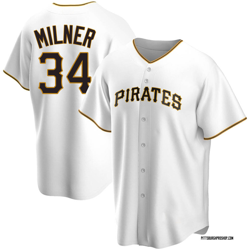 John Milner Men's Pittsburgh Pirates Home Jersey - White Replica