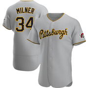John Milner Men's Pittsburgh Pirates Road Jersey - Gray Authentic