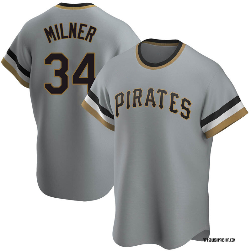 John Milner Youth Pittsburgh Pirates Road Cooperstown Collection Jersey - Gray Replica