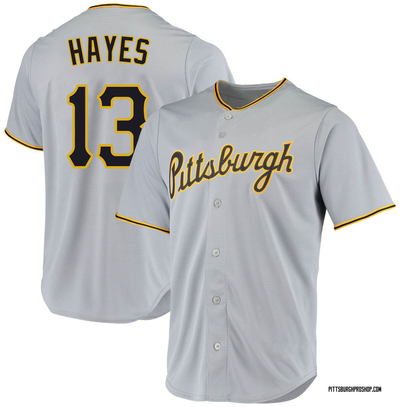 Nike / Youth Pittsburgh Pirates Ke'Bryan Hayes #13 White Replica Jersey