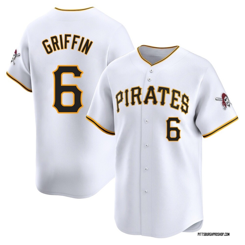 Konnor Griffin Youth Pittsburgh Pirates Home Jersey - White Limited