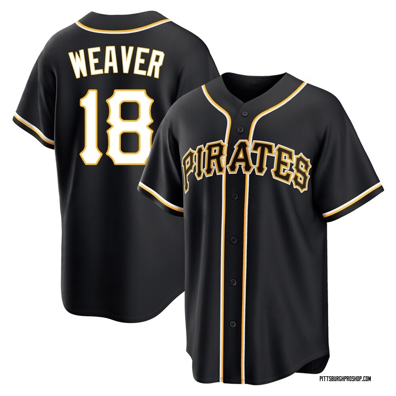 Luke Weaver Men's Pittsburgh Pirates Fashion Out Jersey - Black Replica