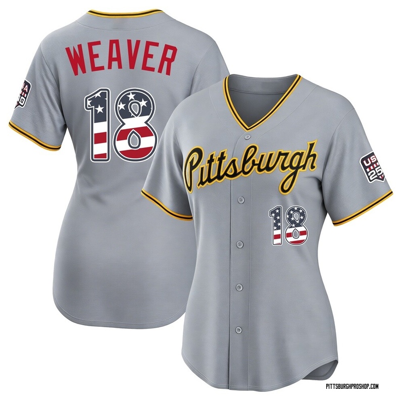 Luke Weaver Women's Pittsburgh Pirates USA 250 Fourth Of July Road Stadium Jersey - Gray Limited