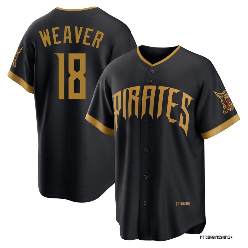 Luke Weaver Youth Pittsburgh Pirates 2026 City Connect Stadium Jersey - Black Limited