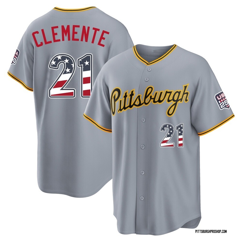 roberto clemente pirates 70s uniform