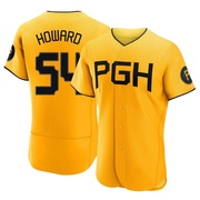 Sam Howard Men's Pittsburgh Pirates 2023 City Connect Jersey - Gold Authentic