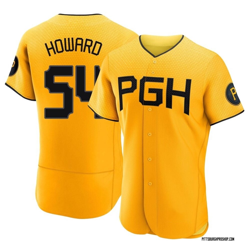 Sam Howard Men's Pittsburgh Pirates 2023 City Connect Jersey - Gold Authentic