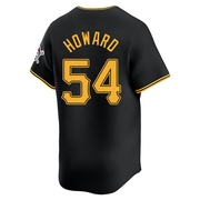 Sam Howard Men's Pittsburgh Pirates Alternate Jersey - Black Limited