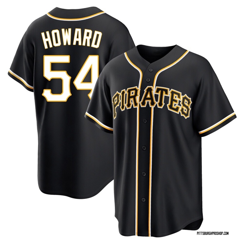 Sam Howard Men's Pittsburgh Pirates Fashion Out Jersey - Black Replica