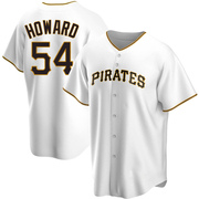 Sam Howard Men's Pittsburgh Pirates Home Jersey - White Replica