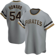 Sam Howard Men's Pittsburgh Pirates Road Cooperstown Collection Jersey - Gray Replica