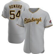 Sam Howard Men's Pittsburgh Pirates Road Jersey - Gray Authentic