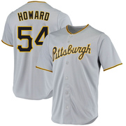 Sam Howard Men's Pittsburgh Pirates Road Jersey - Gray Replica
