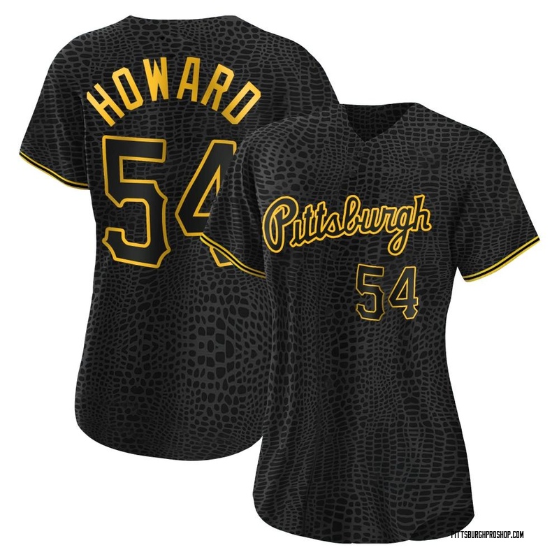 Sam Howard Women's Pittsburgh Pirates Snake Skin City Jersey - Black Authentic