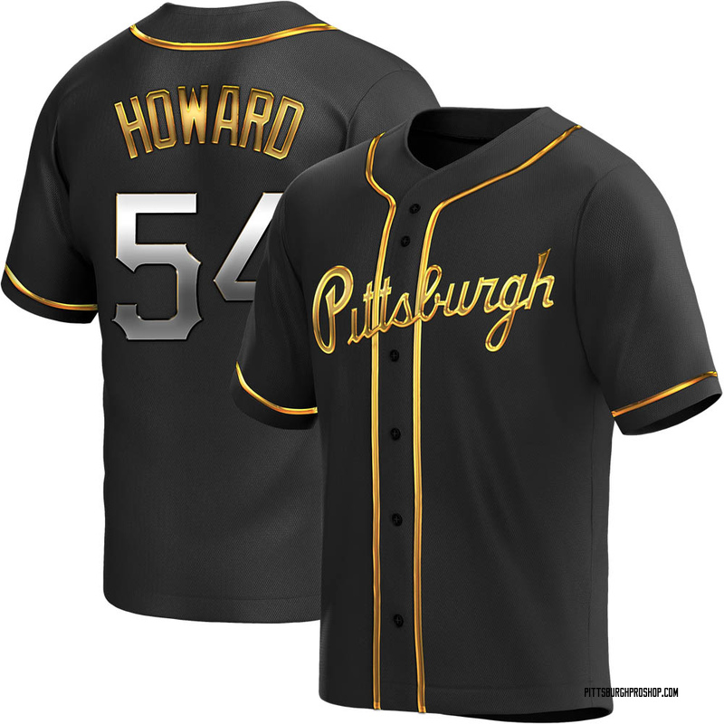 Sam Howard Youth Pittsburgh Pirates Alternate Jersey - Black Golden Replica