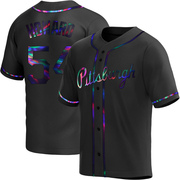 Sam Howard Youth Pittsburgh Pirates Alternate Jersey - Black Holographic Replica