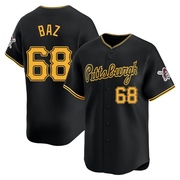 Shane Baz Men's Pittsburgh Pirates Alternate Jersey - Black Limited